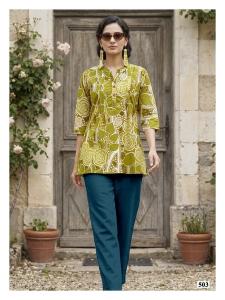 Tips & tops victoria vol 5 short tops kurtis wholesale  - wholesale export
